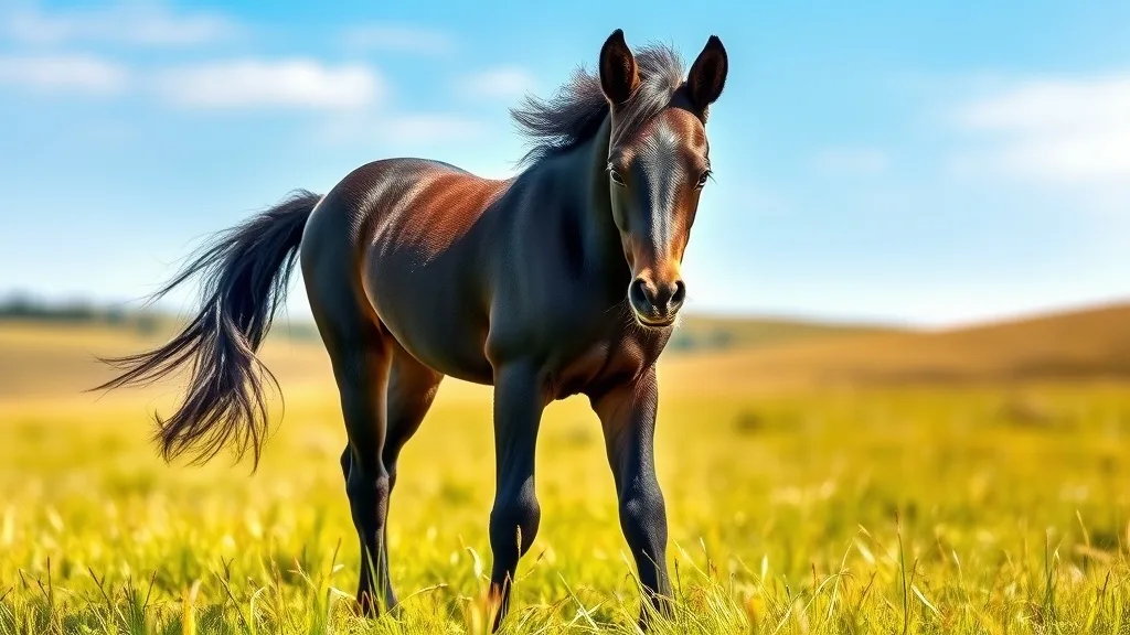 Dream symbol: baby black horse: scenarios: Dream of a Baby Black Horse Filly