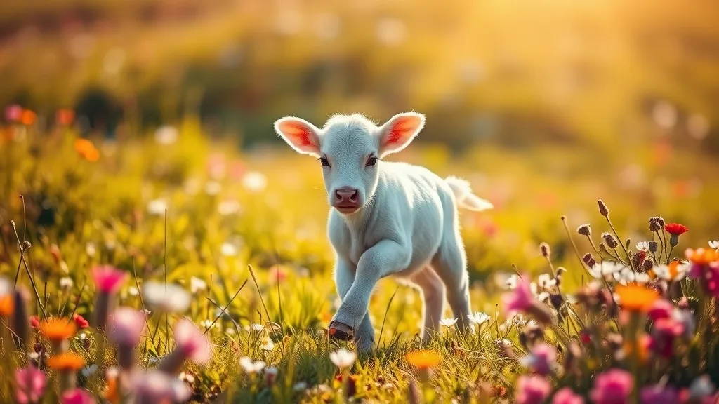 Dream symbol: baby calf: symbolism: Spirituality and Connection to Nature