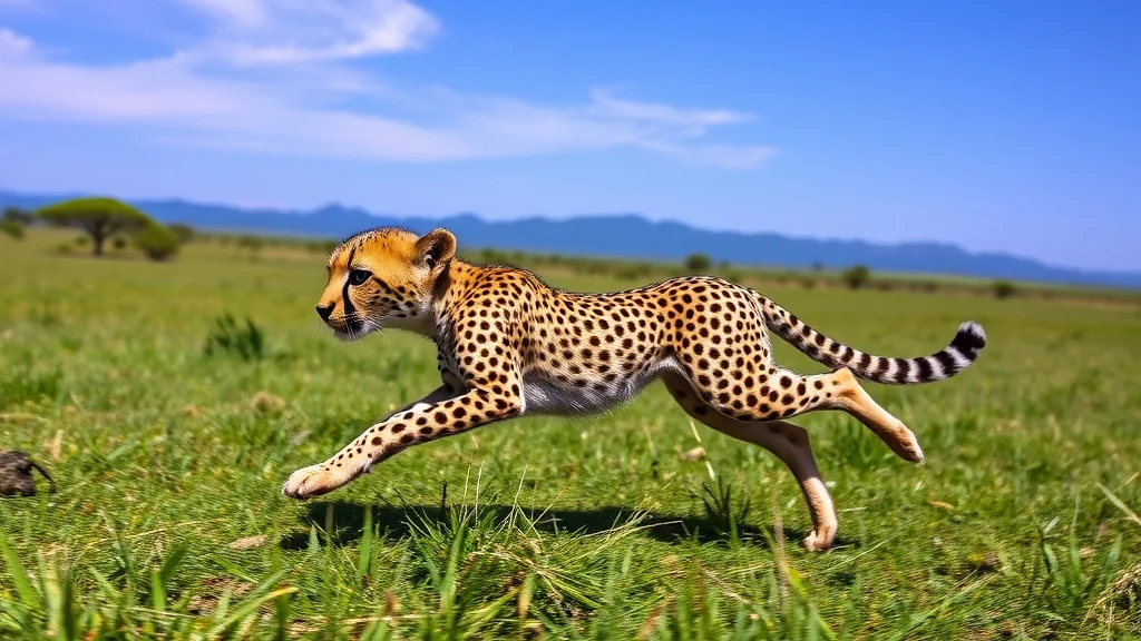 Dream symbol: baby cheetah: scenarios: Dream about a baby cheetah running