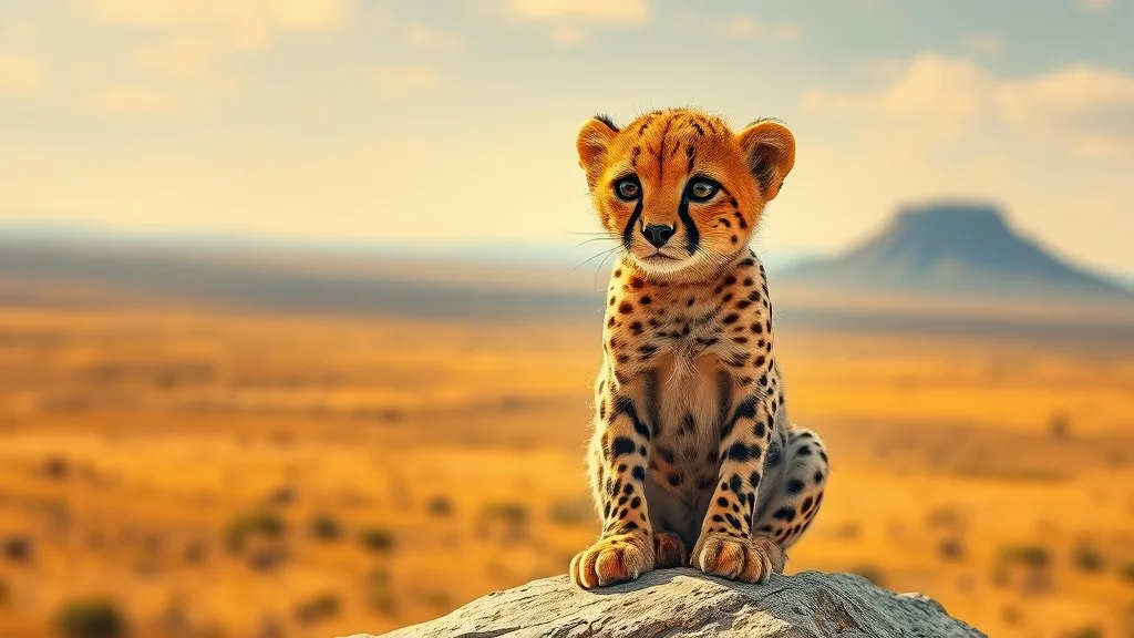 Dream symbol: baby cheetah: symbolism: Symbol of Growth and Transformation