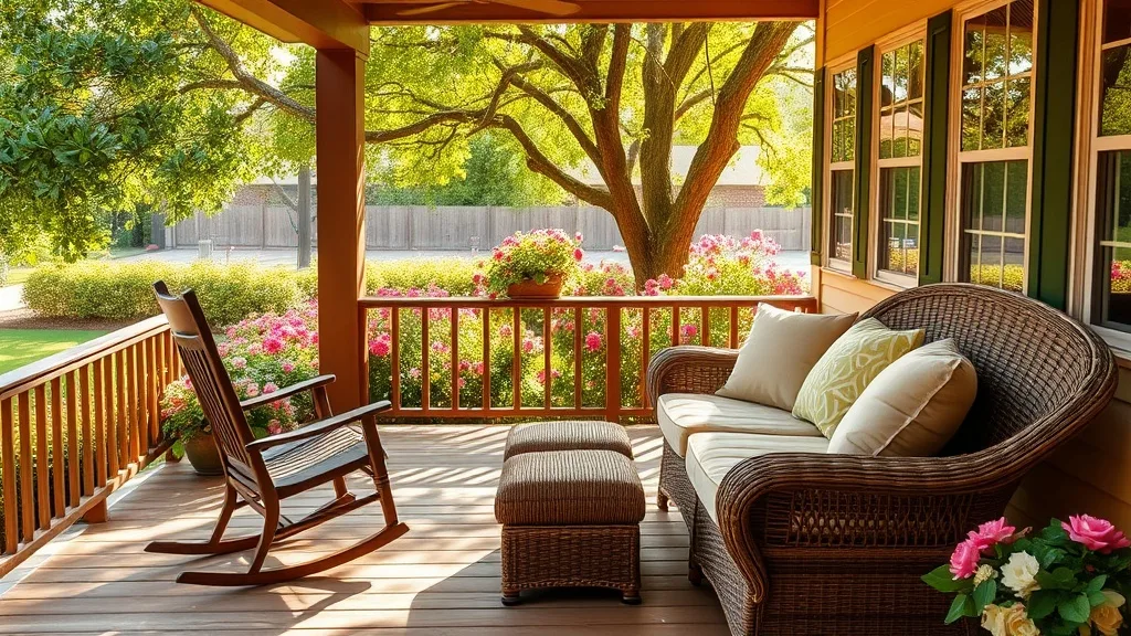 Dream symbol: back porch: symbolism: Relaxation and Leisure