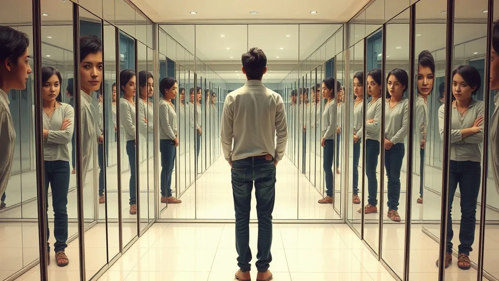 Dream symbol: backstage: scenarios: Dream About Being Backstage in a Room Full of Mirrors