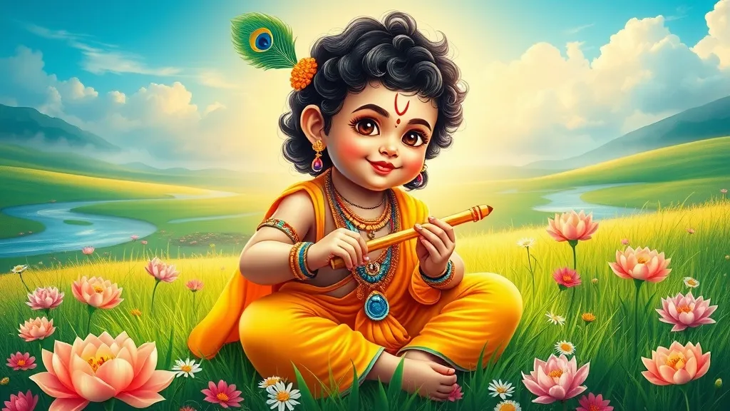 Dream symbol: bal krishna: demographics: Indian Mythology and Folklore Followers