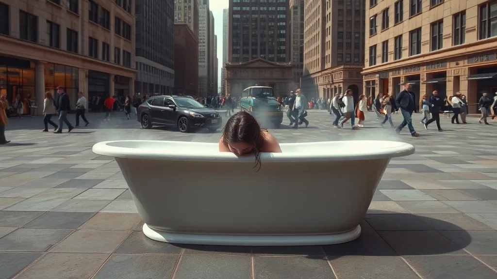 Dream symbol: bath water: scenarios: Dream of Bathing in Public