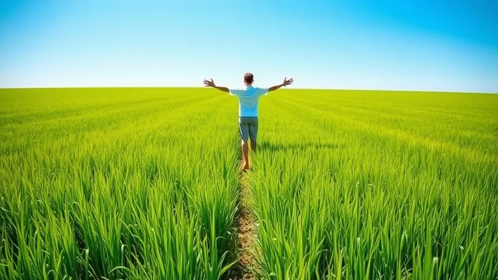 Dream symbol: beautiful grass: symbolism: Harmony and Balance