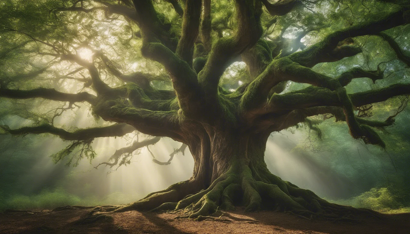 Dream Symbol: Big Old Tree with Green Leaves