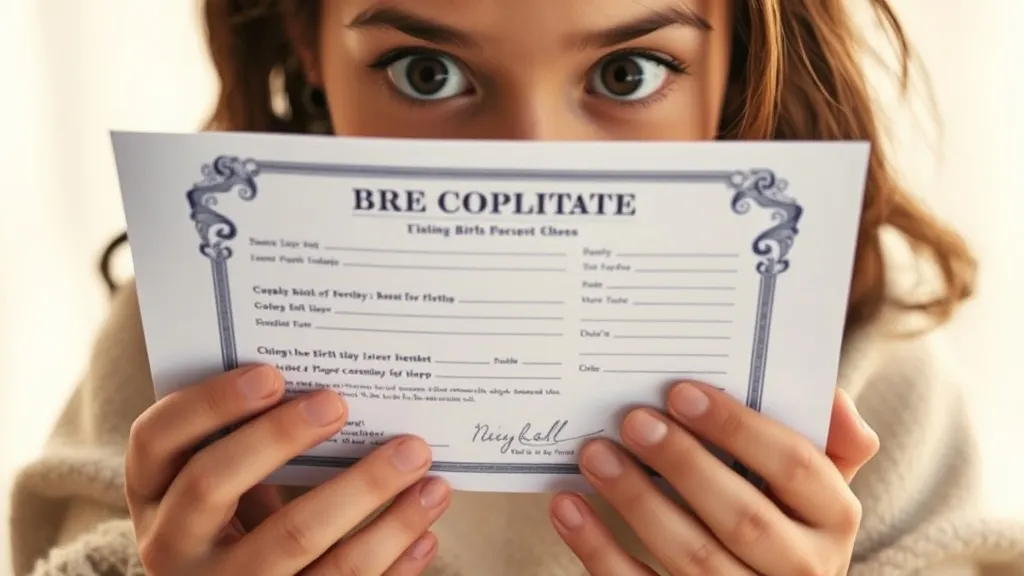 Dream symbol: birth certificate: intro