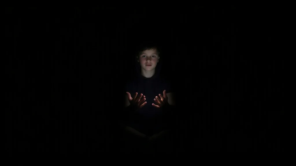 Dream symbol: black background: scenarios: Dream of being in a dark room with a black background