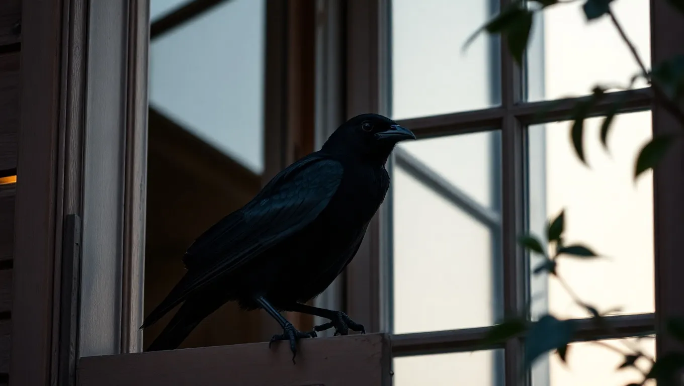 Dream symbol: black bird: scenarios: Dream about a Black Bird Perched on a Window Dream symbol: black bird: scenarios: Dream about a Black Bird Perched on a Window