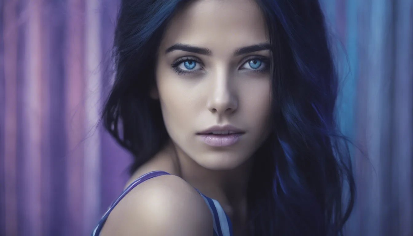 Dream Symbol: Black Hair with Blue Stripes