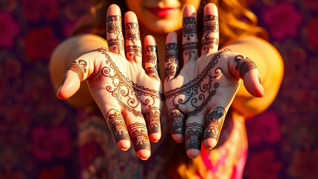 Dream symbol: black henna: scenarios: Dream of Black Henna on Hands