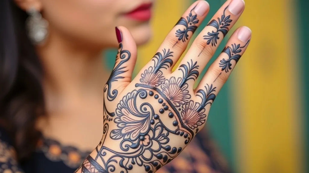 Dream symbol: black henna: symbolism: Inner Strength and Resilience