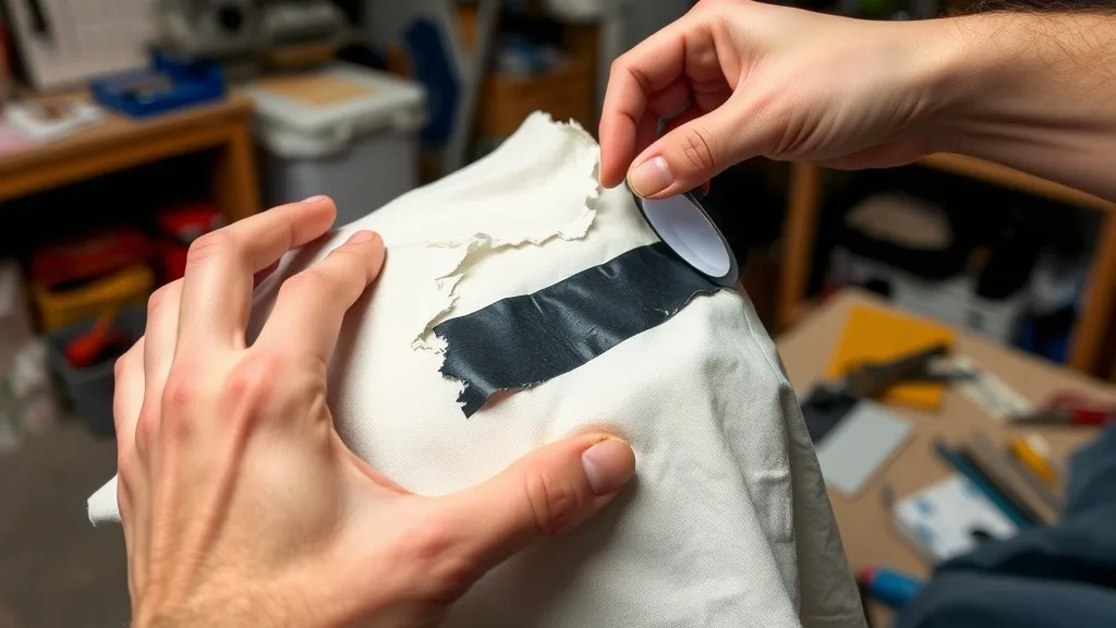 Dream symbol: black tape: scenarios: Dream of Using Black Tape to Repair Something