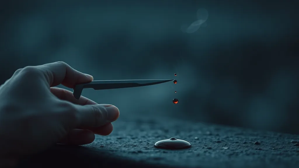 Dream symbol: blood and knife: scenarios: Dream about Knife Wounds and Blood