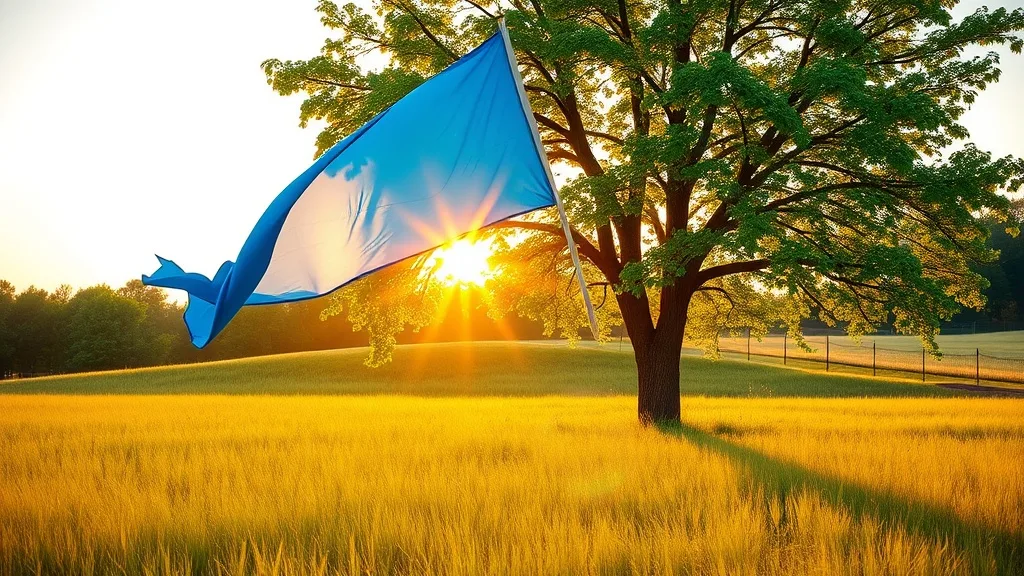 Dream symbol: blue flag: scenarios: Dream of a Blue Flag in a Dream