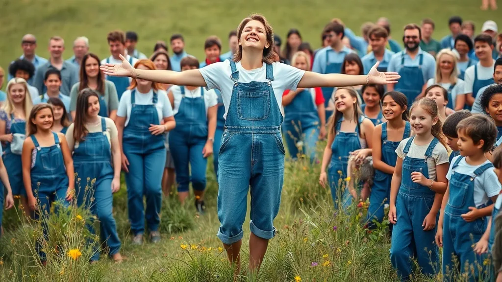 Dream symbol: blue overalls: symbolism: Unity and Inclusion