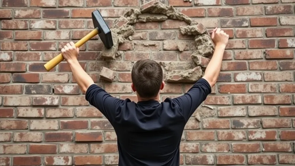 Dream symbol: brick wall: scenarios: Dream of Destroying a Brick Wall