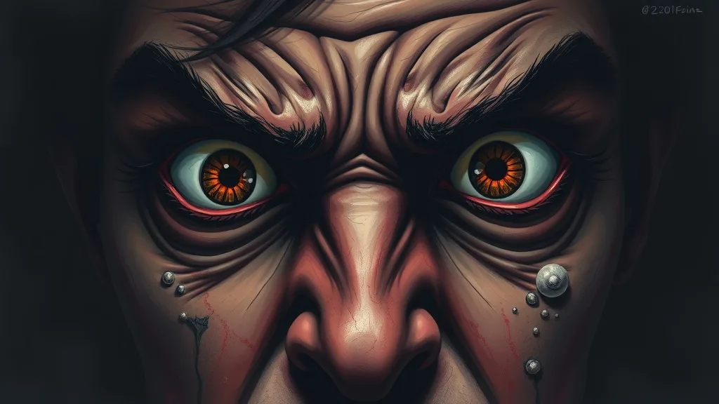 Dream symbol: bulging eyes: scenarios: Dream of Bulging Eyes with Red Veins