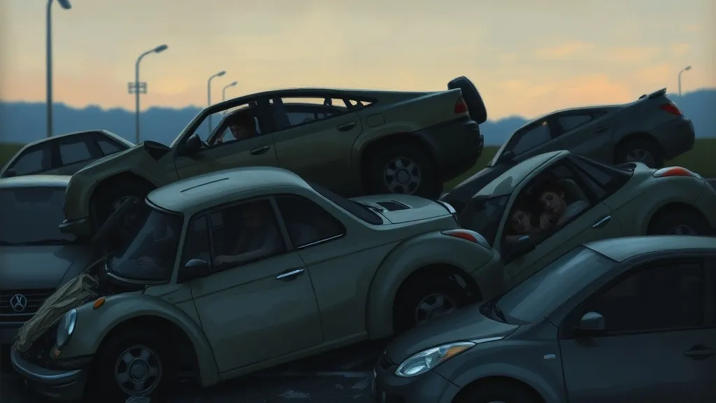 Dream symbol: car pile up: scenarios: Dream About a Car Pile-Up with Familiar Faces