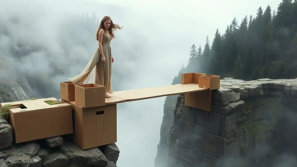 Dream symbol: cardboard: scenarios: Dream of Cardboard Bridge
