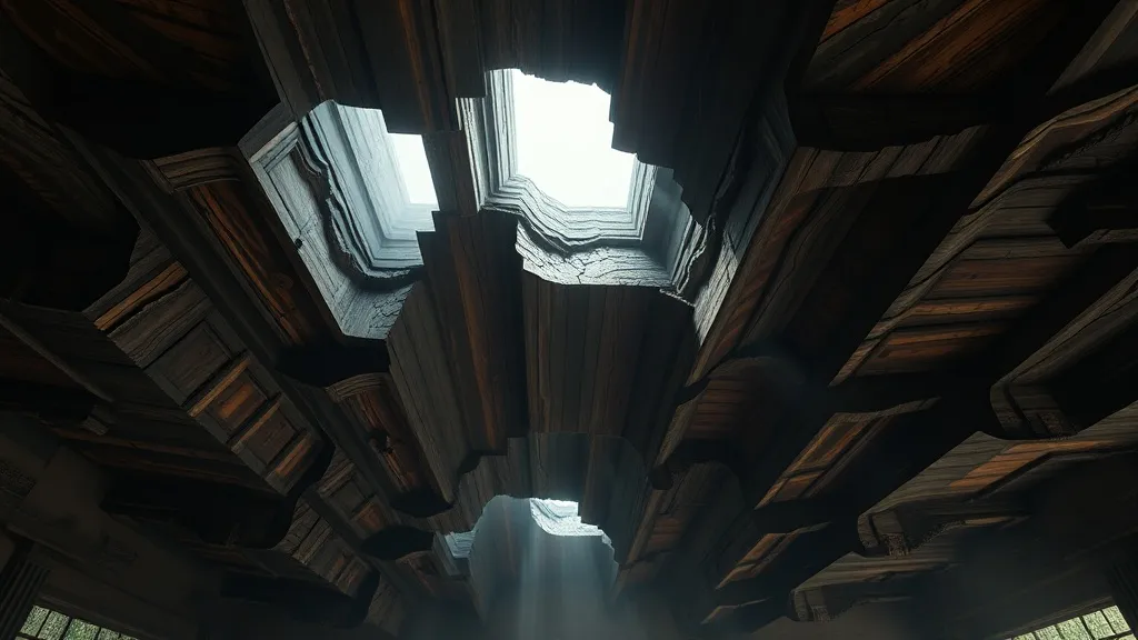 Dream symbol: ceiling ridges: symbolism: The Structure of Reality