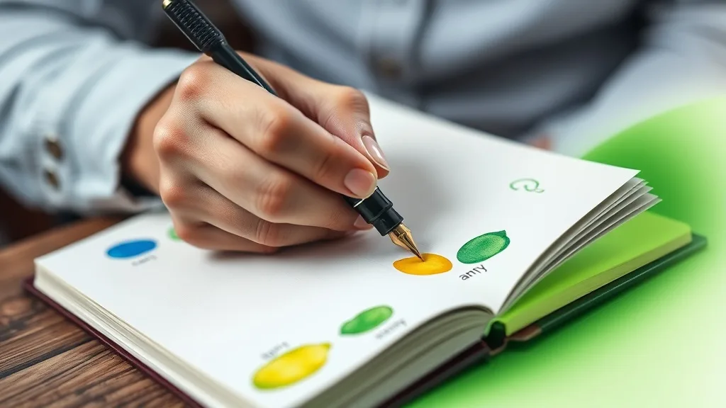 Dream symbol: changing ink colors: symbolism: Communication and Language