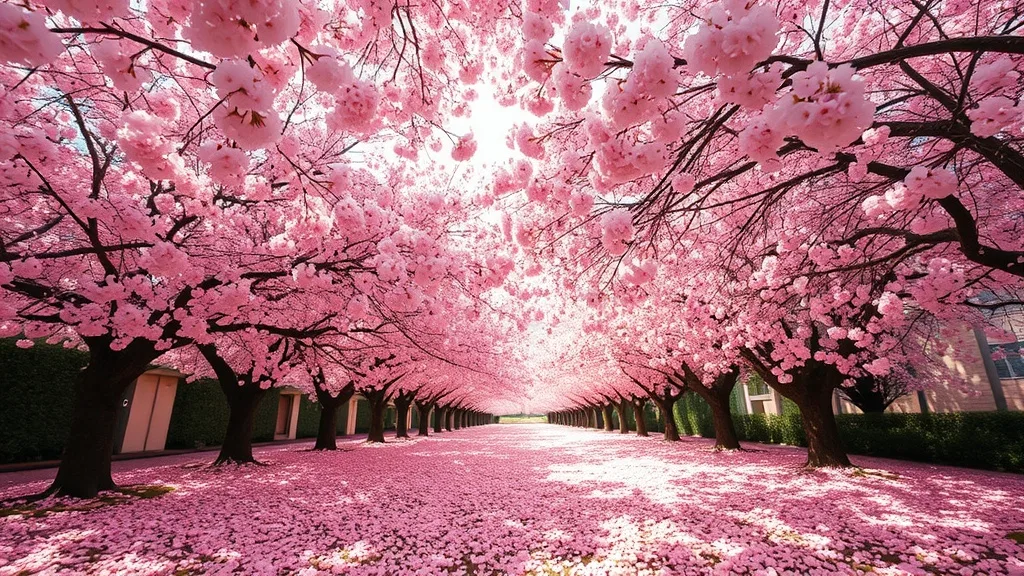 Dream symbol: cherry blossom tree: scenarios: Dream of Cherry Blossoms in Spring