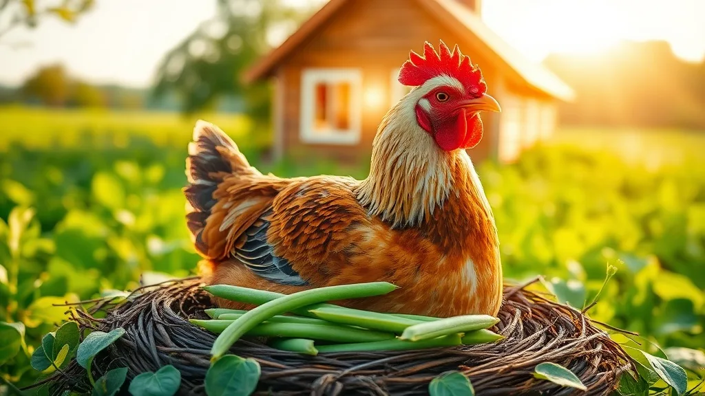 Dream symbol: chicken and green beans: symbolism: Protection and Security