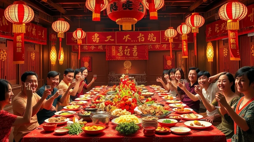 Dream symbol: chinese banquet: symbolism: Abundance and Prosperity