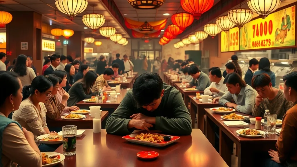Dream symbol: chinese buffet: scenarios: Dream of a Chinese buffet that is too noisy