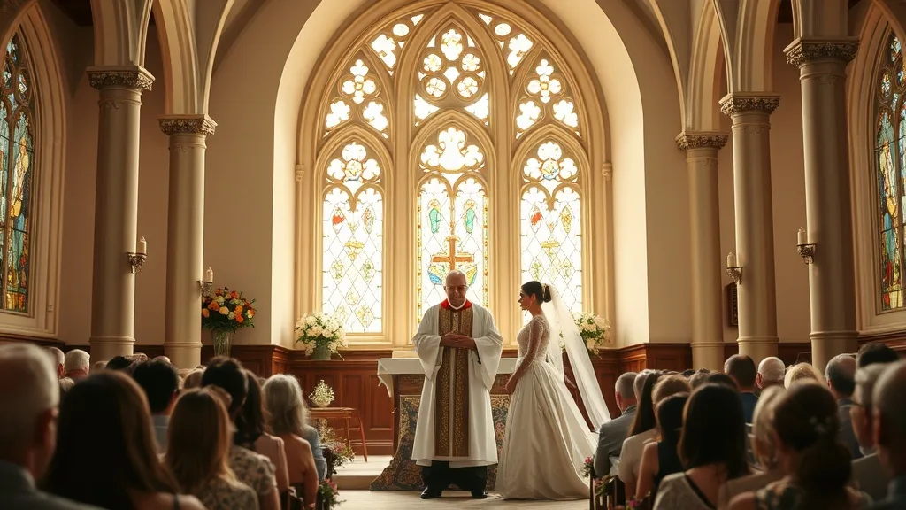 Dream symbol: christian festival: scenarios: Dream of Being Present at a Christian Wedding