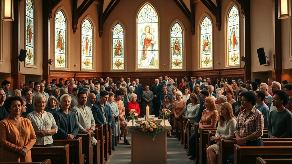 Dream symbol: church gathering: symbolism: Manifestation of Collective Beliefs and Values