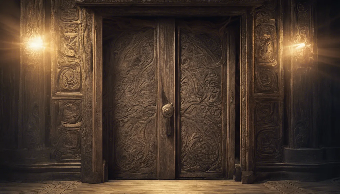 Dream Symbol: Closed Door with Light – A Sign of Hope and Hidden Potential