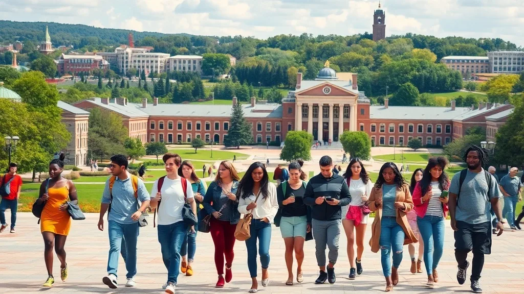 Dream symbol: college campus: demographics: Students