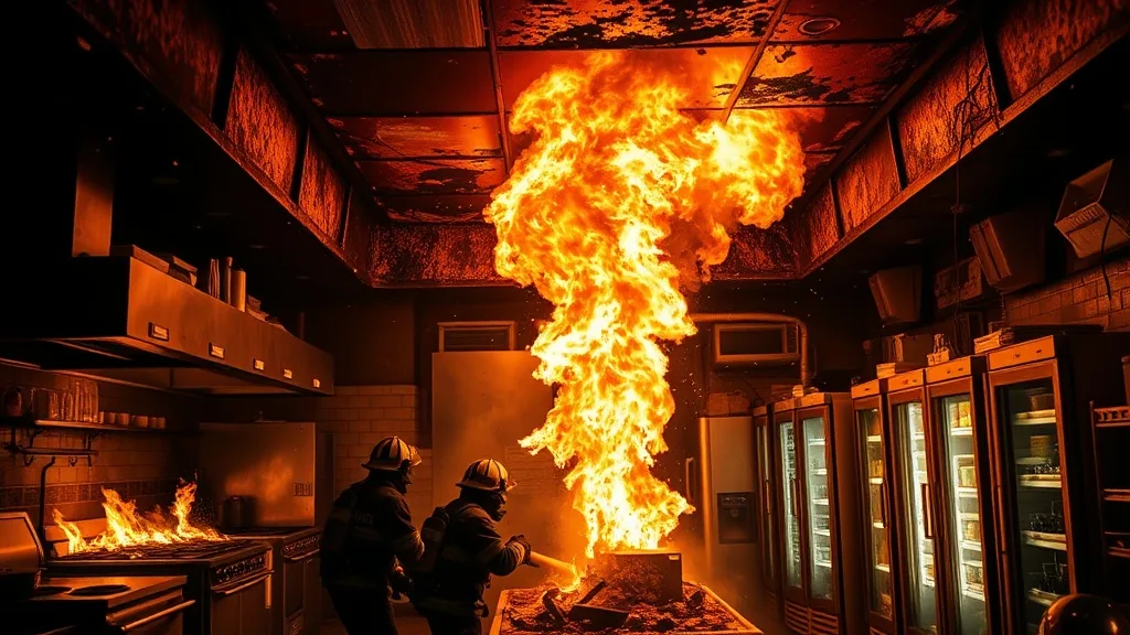 Dream symbol: commercial kitchen: scenarios: Dream of a Commercial Kitchen Fire