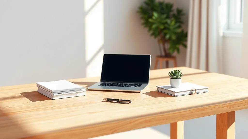 Dream symbol: computer desk: scenarios: Dreaming of a clean and organized computer desk