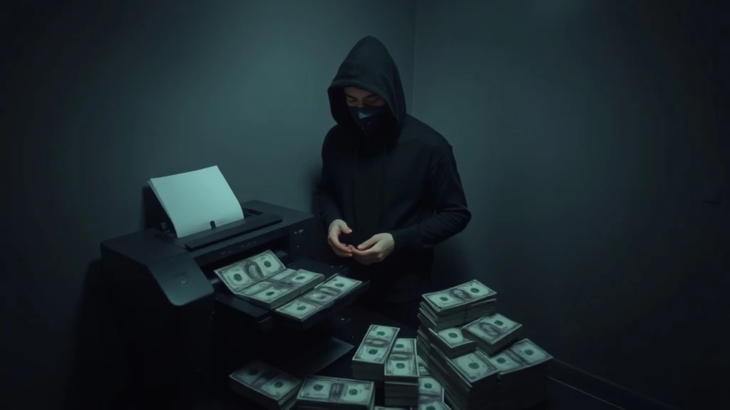 Dream symbol: counterfeit bills: scenarios: Dream of printing counterfeit bills