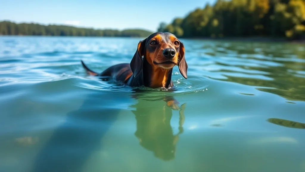 Dream symbol: dachshund: scenarios: Dream of a Dachshund Swimming