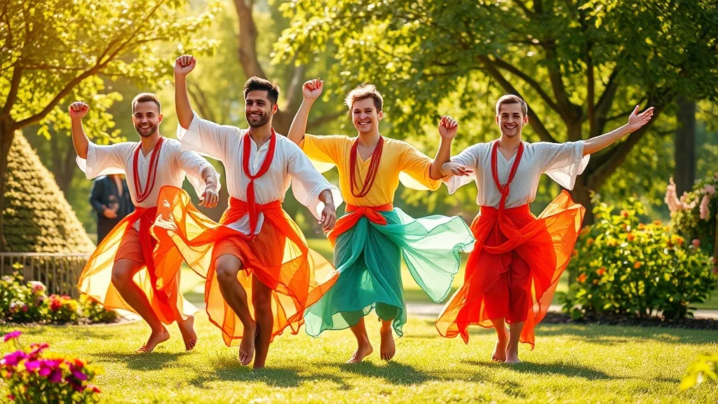 Dream symbol: dance boys: symbolism: Joy and Celebration