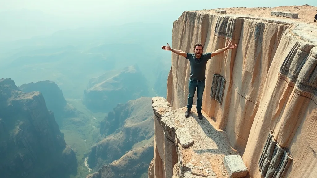 Dream symbol: dangerous heights: symbolism: Loss of Control