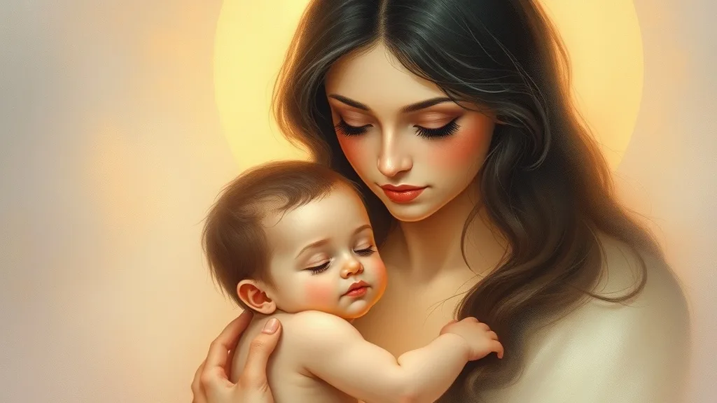 Dream symbol: dark-haired woman: symbolism: Motherhood