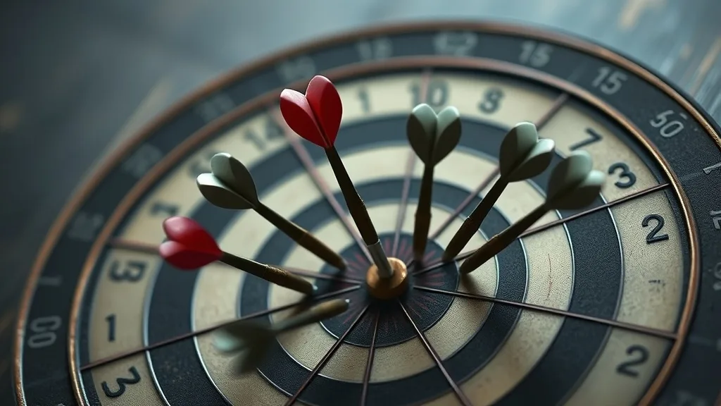 Dream symbol: dart board targets: scenarios: Dream of a dartboard with six darts in it