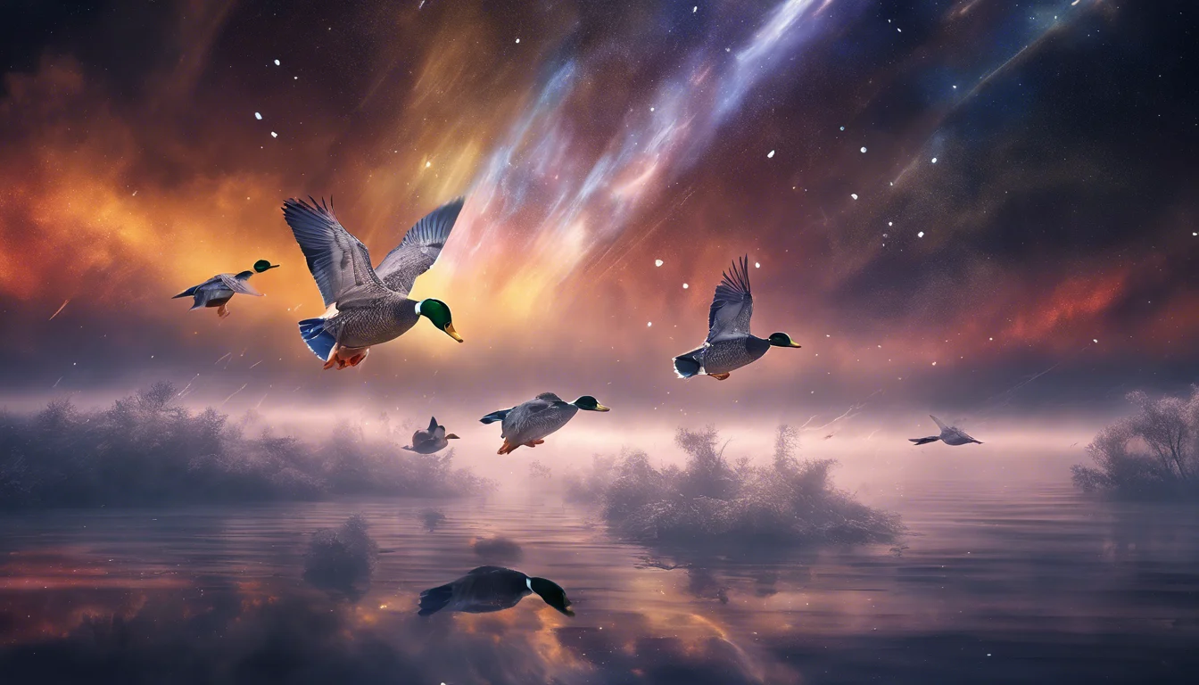 Dream symbol: ducks: scenarios: Dream of ducks on the meteors