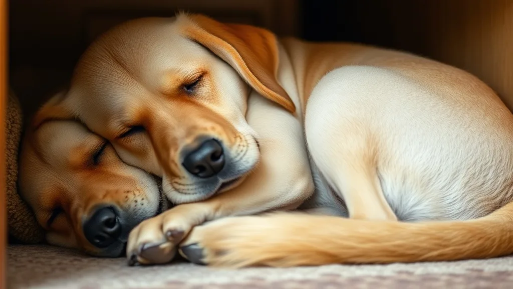 Dream symbol: old labrador or golden retriever: scenarios: Dream about an Old Labrador or Golden Retriever Sleeping