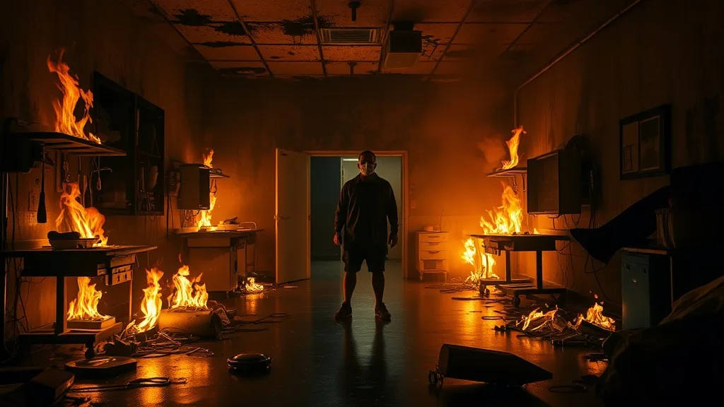 Dream symbol: emergency room: scenarios: Dream of an Emergency Room on Fire