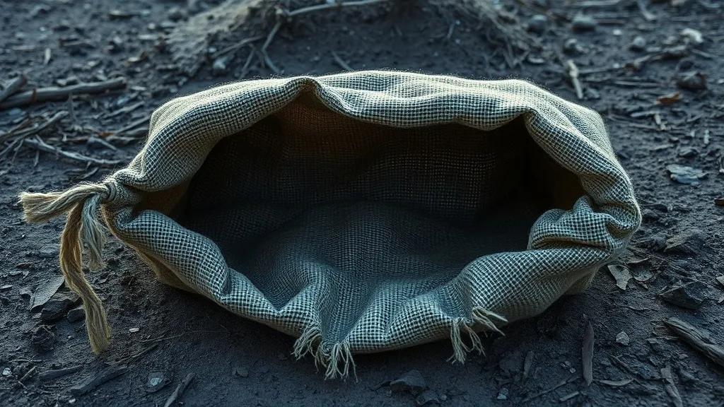 Dream symbol: empty sack: symbolism: Futility or Meaninglessness
