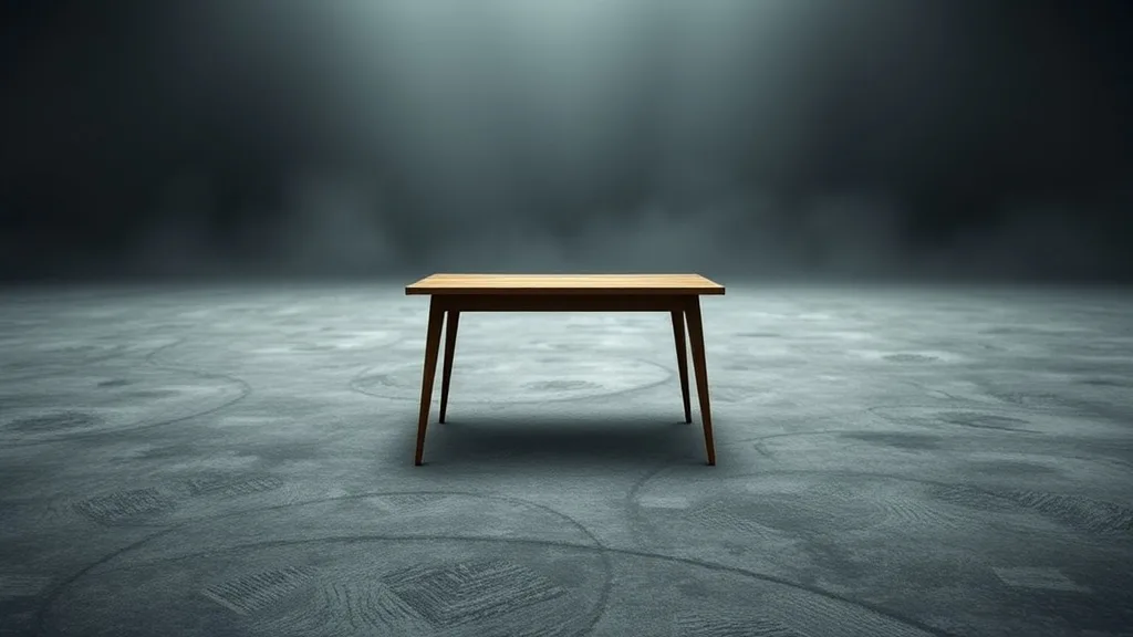 Dream symbol: empty table: symbolism: Lack of Connection