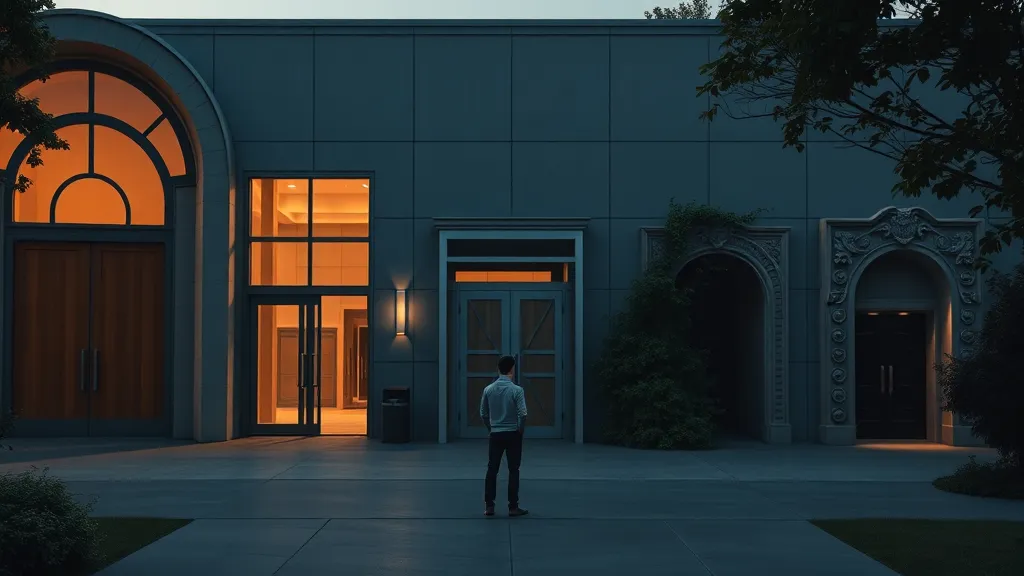 Dream symbol: entrance to a facility: scenarios: Dream of Entering a Facility with Multiple Entrances