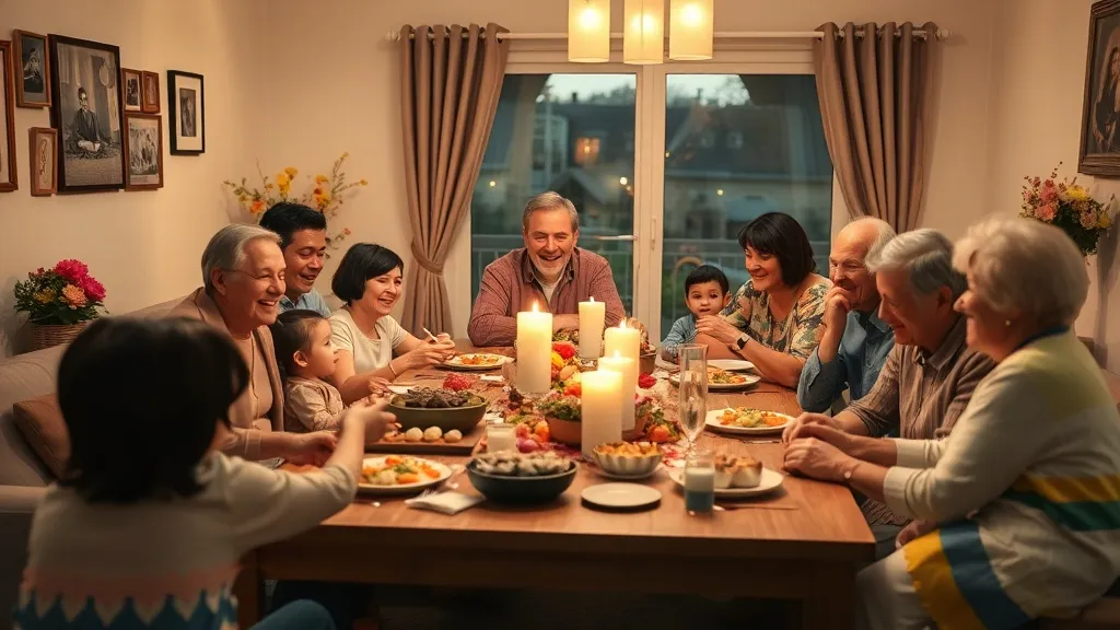 Dream symbol: family celebration: symbolism: Indication of Social Support and Belonging