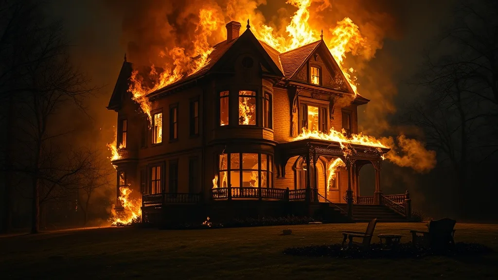 Dream symbol: father's house: scenarios: Dream of Your Father's House Being on Fire